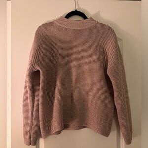 H&M Divided Metallic Ribbed Sweater - Size XS, Brand New